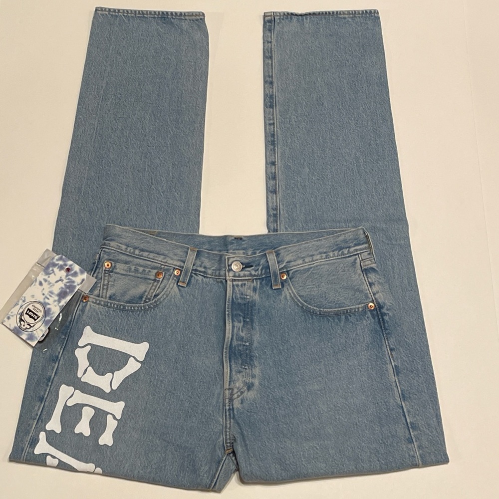 LEVI’S PREMIUM X GRATEFUL DEAD 501 JEANS (32X34)